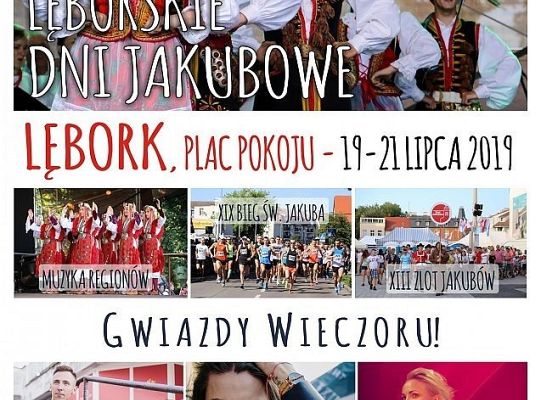 Grafika 1. LĘBORSKIE DNI JAKUBOWE 2019