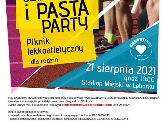 Grafika 4. Bieg sztafetowy i PASTA PARTY