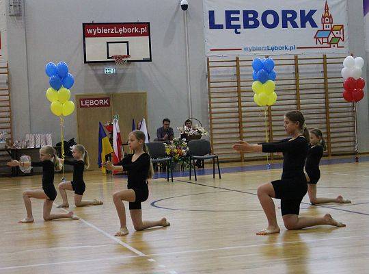 Grafika 31. Pokazy gimnastyki artystycznej w Lęborku