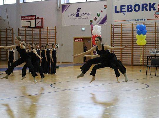 Pokazy gimnastyki artystycznej w Lęborku