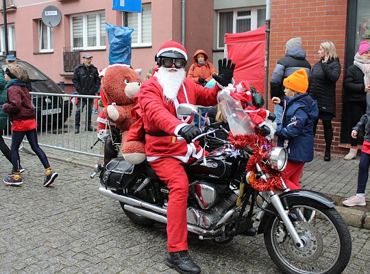 Grafika 2. Mikołaj na motorze