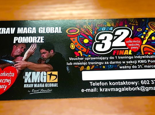 Grafika 12. Voucher na trning KRAW MAGA