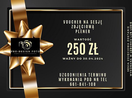 Grafika 9. Voucher na sesję zdjęciową