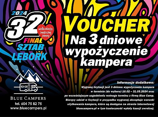 Grafika 4. Voucher na 3 dniowe wypożyczenie kampera