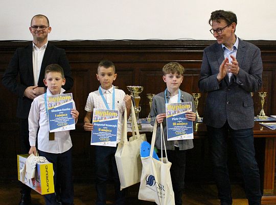 Grafika 4. Zwycięzcy w kategorii "krasnale" chłopcy