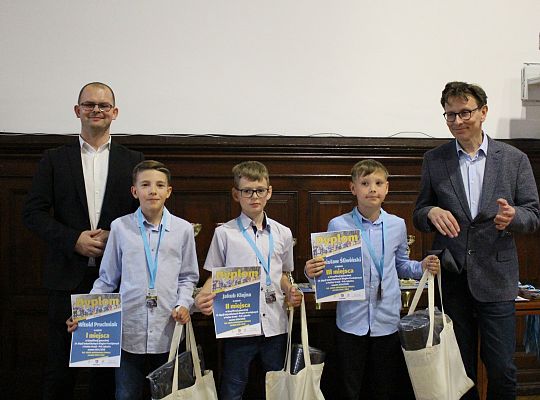 Grafika 6. Zwycięzcy w kategorii szkoły podstawowe chłopcy rocznik 2015 i 2014