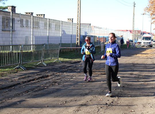 Grafika 59. Zawodnicy na trasie biegu