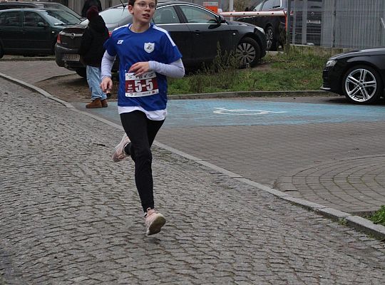 Grafika 15. Zawodniczka na trasie biegu