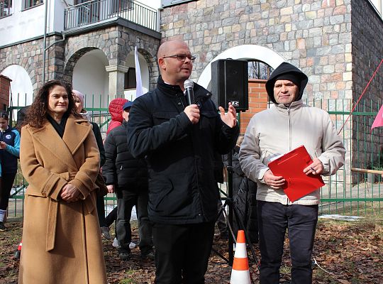 Grafika 18. Otwarcie biegu głównego przez Burmistrza Miasta Lęborka