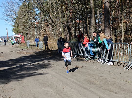 Grafika 4. Zawodnicy na trasie biegu