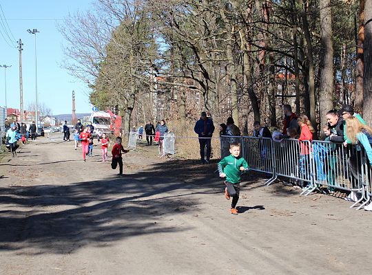 Grafika 5. Zawodnicy na trasie biegu