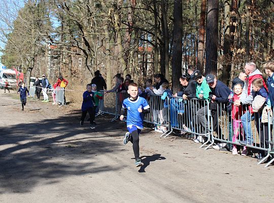 Grafika 14. Zawodnicy na trasie biegu