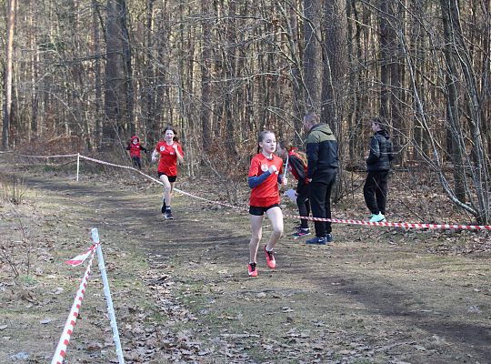 Grafika 32. Zawodniczki na trasie biegu