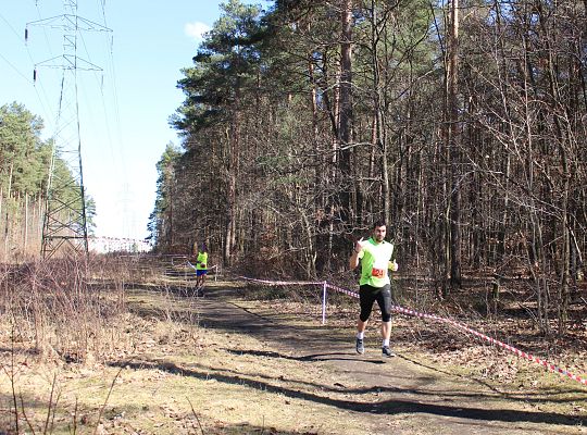 Grafika 65. Zawodnicy na trasie biegu