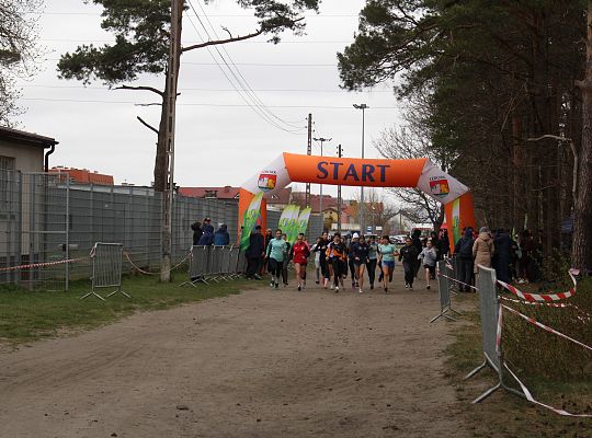 Grafika 33. Start biegu w kategorii szkoły podstawowe dziewczęta rocznik 2012 i 2011