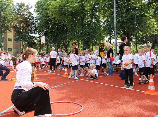 Grafika 28. Uczestnicy Igrzysk Dzieci Przedszkolnych podczas konkurencji