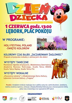 Grafika Program imprezy plenerowej z okazji Dnia Dziecka