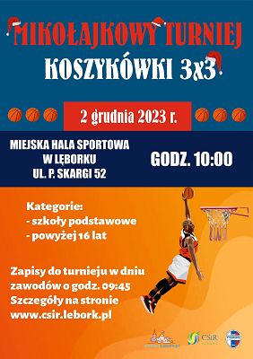 Mikołajkowy Turniej Koszykówki 3x3