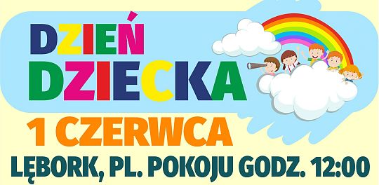 Grafika Dzień Dziecka na placu Pokoju w Lęborku