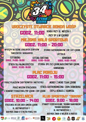 Grafika 2. Szczegółowy program 34. Finału Wielkiej Orkiestry Świątecznej Pomocy