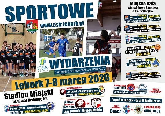 Grafika Sportowy WEEKEND 7 - 8 marca