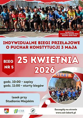 Grafika Indywidualne Biegi Przełajowe o Puchar Konstytucji