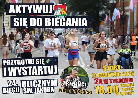 Grafika Aktywuj się do biegania !