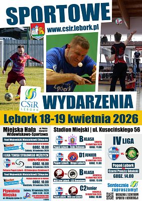 Grafika Sportowy WEEKEND 18 - 19 kwietnia